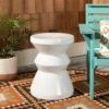 Larsa Garden Stool - White - Safavieh 2 Larsa Garden Stool - White - Safavieh -Gardening Official Shop unnamed file 1598