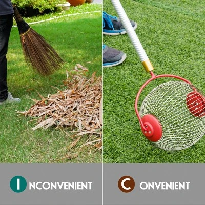 Costway Medium Rolling Nut Gatherer Picks up Balls Nuts & Other Objects 1'' to 3'' in Size 5 Costway Medium Rolling Nut Gatherer Picks up Balls Nuts & Other Objects 1'' to 3'' in Size - Image 5