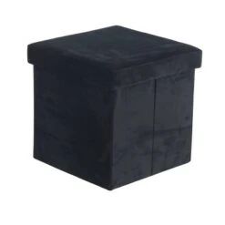 Olivia & May Storage Stool, Foldable Black Polyester Black - Olivia & May 5 Olivia & May Storage Stool, Foldable Black Polyester Black - Olivia & May -Gardening Official Shop unnamed file 1639