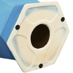 Sunnydaze Decor Sunnydaze Moderno Geometric Ceramic Decorative Garden Stool - 17.25" - Moonstone -Gardening Official Shop unnamed file 1699