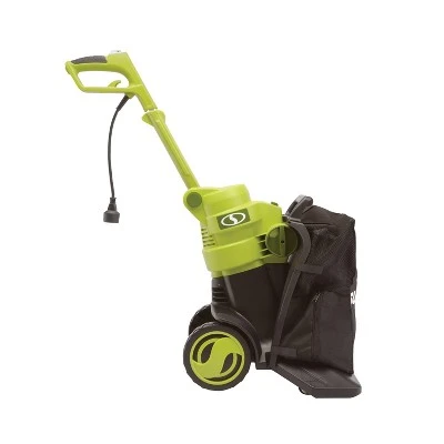 Sun Joe 14-Amp Walk Behind Garden Vacuum Blower and Mulcher - Green 2 Sun Joe 14-Amp Walk Behind Garden Vacuum Blower and Mulcher - Green - Image 2