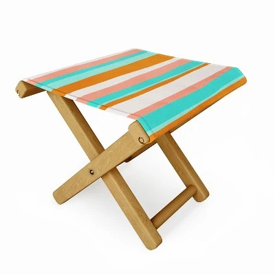 SunshineCanteen Popsicles in the Sun Folding Stool - Deny Designs 1 SunshineCanteen Popsicles in the Sun Folding Stool - Deny Designs