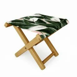 Marta Barragan Camarasa Sweet Floral Desert Folding Stool - Deny Designs