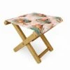 Marta Barragan Camarasa Flamingos Pattern with Cactus Folding Stool - Deny Designs -Gardening Official Shop unnamed file 1734