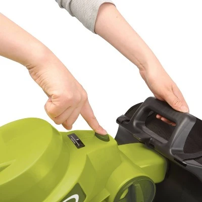 Sun Joe 14-Amp Walk Behind Garden Vacuum Blower and Mulcher - Green 4 Sun Joe 14-Amp Walk Behind Garden Vacuum Blower and Mulcher - Green - Image 4