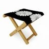 Colour Poems Retro Daisy II Folding Stool - Deny Designs