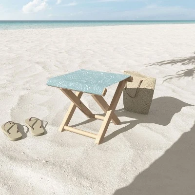 Heather Dutton Rise And Shine Mist Folding Stool - Deny Designs 2 Heather Dutton Rise And Shine Mist Folding Stool - Deny Designs - Image 2