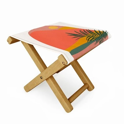 Oris Eddu Tropical Landscape Folding Stool - Deny Designs 1 Oris Eddu Tropical Landscape Folding Stool - Deny Designs