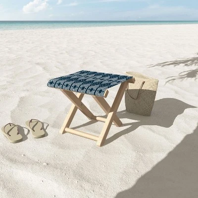 Heather Dutton West End Midnight Folding Stool - Deny Designs 2 Heather Dutton West End Midnight Folding Stool - Deny Designs - Image 2