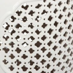 Sunnydaze Decor Sunnydaze Marrakesh Lattice Ceramic Decorative Garden Stool - 17.75" - White 10 Sunnydaze Decor Sunnydaze Marrakesh Lattice Ceramic Decorative Garden Stool - 17.75" - White -Gardening Official Shop unnamed file 1816