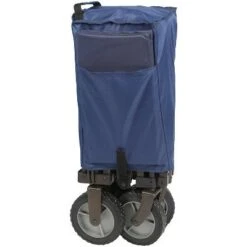 Timber Ridge 21727 Laburnum Foldable All Weather Steel 600D Polyester Rolling Utility Tailgate Wagon Cart with Extendable Handle, Red -Gardening Official Shop unnamed file 186