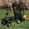 Sunnydaze Decor Sunnydaze Outdoor Lawn and Garden Heavy-Duty Durable Steel Mesh Utility Dump Wagon Cart with Removable Sides - Black -Gardening Official Shop unnamed file 188