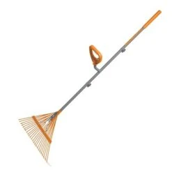 Ergie Systems ERG-LFRK24 Steel Shaft Strain Reducing Steel Leaf Rake | 54-Inch Shaft | 24 Tines -Gardening Official Shop unnamed file 276