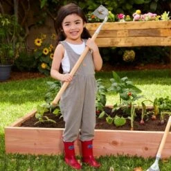 Little Tikes Growing Garden Large Tool Set with Lightweight & Durable Metal Shovel, Rake, Garden Hoe for Kids' -Gardening Official Shop unnamed file 3