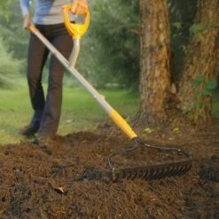 Ergie Systems ERG-BWRK16 Steel Shaft Strain Reducing Bow Rake | 55-Inch | 16-Tine -Gardening Official Shop unnamed file 307