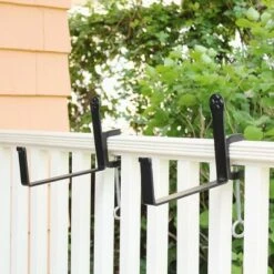 ACHLA Designs Pair of Clamp-On Flower Box Brackets Black - ACHLA Design -Gardening Official Shop unnamed file 334