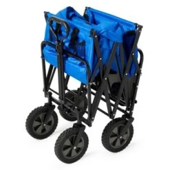 Mac Sports Heavy Duty Steel Frame Collapsible Folding 150 Pound Capacity Outdoor Garden Utility Wagon Yard Cart with Table and Cup Holders, Blue 9 Mac Sports Heavy Duty Steel Frame Collapsible Folding 150 Pound Capacity Outdoor Garden Utility Wagon Yard Cart with Table and Cup Holders, Blue -Gardening Official Shop unnamed file 37