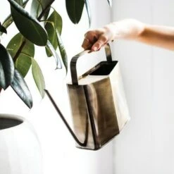 Modern Sprout Watering Can, Long Spout for Indoor/Outdoor Use, Brass, 3 Liters -Gardening Official Shop unnamed file 372