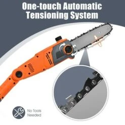 Costway 8 Amp 8'' Corded Electric Pole Saw, Adjustable Head & Telescoping Shaft -Gardening Official Shop unnamed file 434