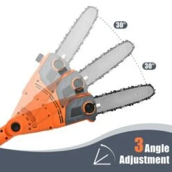 Costway 8 Amp 8'' Corded Electric Pole Saw, Adjustable Head & Telescoping Shaft -Gardening Official Shop unnamed file 437