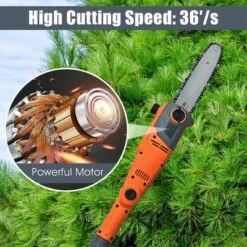 Costway 8 Amp 8'' Corded Electric Pole Saw, Adjustable Head & Telescoping Shaft -Gardening Official Shop unnamed file 439