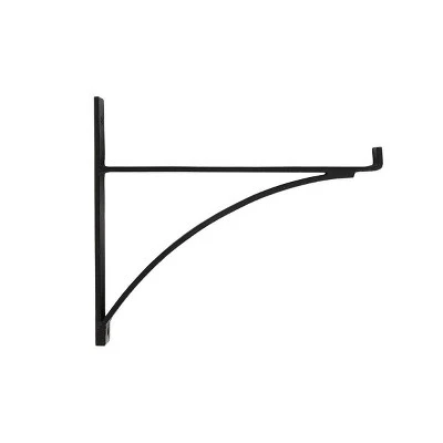 2pk 12.5" Rookwood Mantle Planter Box Bracket Black - ACHLA Designs 1 2pk 12.5" Rookwood Mantle Planter Box Bracket Black - ACHLA Designs