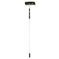 Costway 21FT Telescoping Snow Roof Rake Large Poly Blade Aluminum Tube Non-Slip Handle