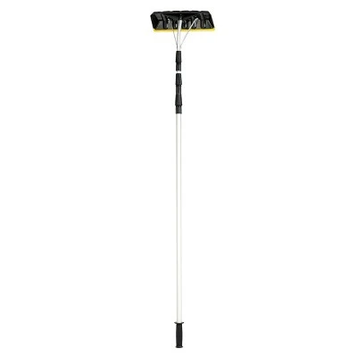 Costway 21FT Telescoping Snow Roof Rake Large Poly Blade Aluminum Tube Non-Slip Handle 1 Costway 21FT Telescoping Snow Roof Rake Large Poly Blade Aluminum Tube Non-Slip Handle