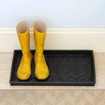 Rubber Boot Tray Black - ACHLA Designs 1 Rubber Boot Tray Black - ACHLA Designs