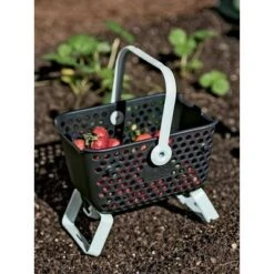 Multipurpose Garden Basket, Mini Mod Hod For Collecting, Carrying, and Cleaning - Gardener's Supply Company