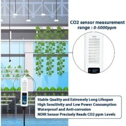 Autopilot APC8200 Hydroponics CO2 Monitor and Controller with 15-Inch Remote Sensor for Grow Rooms and Tents with Memory Tracker, Blue -Gardening Official Shop unnamed file 568