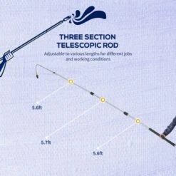 Outsunny 18' 4000 PSI Electric High Pressure Washer Wand Extension Pole -Gardening Official Shop unnamed file 580