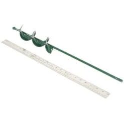 Van Zyverden Flower Bulb Planting Auger Green