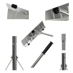 Gardenised Outdoor Extendable Aluminum Sturdy Lightweight Roof Snow Rake with Anti-Skid Handle -Gardening Official Shop unnamed file 725