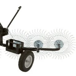 Yard Tuff ACR-600T 55 Inch V-Shaped Steel Tow Behind Acreage Rake with Pin Style Hitch for ATV, UTV, or Utility Trailer Attachment 6 Yard Tuff ACR-600T 55 Inch V-Shaped Steel Tow Behind Acreage Rake with Pin Style Hitch for ATV, UTV, or Utility Trailer Attachment -Gardening Official Shop unnamed file 731