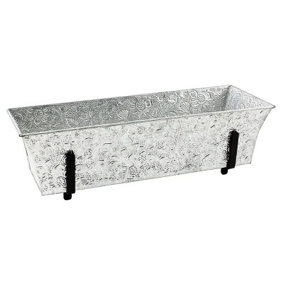 24" Handrail Flowerbox Bracket Kit Black - ACHLA Designs 1 24" Handrail Flowerbox Bracket Kit Black - ACHLA Designs