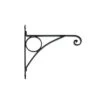 17" Steel Geometric Corona Bracket Black - ACHLA Designs