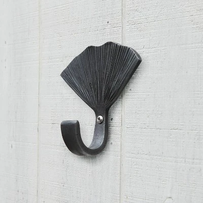 2pk 4.5" Ginkgo Leaf Wall Hook - ACHLA Designs 3 2pk 4.5" Ginkgo Leaf Wall Hook - ACHLA Designs - Image 3