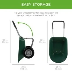 Best Choice Products Dual-Wheel Home Wheelbarrow Yard Garden Cart for Lawn, Construction - Green 9 Best Choice Products Dual-Wheel Home Wheelbarrow Yard Garden Cart for Lawn, Construction - Green -Gardening Official Shop unnamed file 79