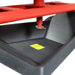 Sunnydaze Decor Sunnydaze Outdoor Lawn and Garden Heavy-Duty Steel Rolling Gardening Cart with Adjustable Height Swivel Chair, Tool Tray, and Basket - Red -Gardening Official Shop unnamed file 803