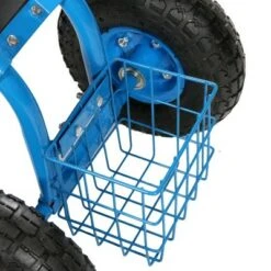Sunnydaze Decor Sunnydaze Outdoor Lawn and Garden Heavy-Duty Steel Rolling Gardening Cart with Extendable Steer Handle, Swivel Chair, Tool Tray, and Basket - Blue 13 Sunnydaze Decor Sunnydaze Outdoor Lawn and Garden Heavy-Duty Steel Rolling Gardening Cart with Extendable Steer Handle, Swivel Chair, Tool Tray, and Basket - Blue -Gardening Official Shop unnamed file 862