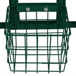 Sunnydaze Decor Sunnydaze Outdoor Lawn and Garden Heavy-Duty Steel Rolling Gardening Cart with Extendable Steer Handle, Swivel Chair, and Basket - Green -Gardening Official Shop unnamed file 885