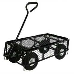 Sunnydaze Decor Sunnydaze Outdoor Lawn and Garden Heavy-Duty Durable Steel Mesh Utility Wagon Cart with Removable Sides - Black 14 Sunnydaze Decor Sunnydaze Outdoor Lawn and Garden Heavy-Duty Durable Steel Mesh Utility Wagon Cart with Removable Sides - Black -Gardening Official Shop unnamed file 962
