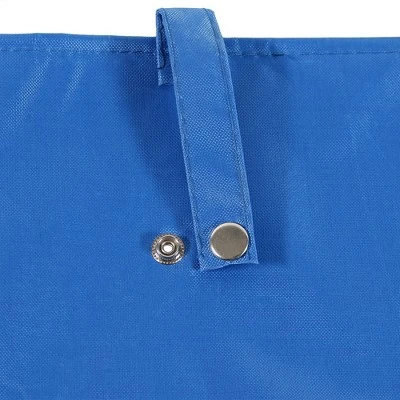 Sunnydaze Decor Sunnydaze Outdoor Lawn and Garden Heavy-Duty Steel Dump Cart with Removable Sides and Weather-Resistant Polyester Liner - Blue 6 Sunnydaze Decor Sunnydaze Outdoor Lawn and Garden Heavy-Duty Steel Dump Cart with Removable Sides and Weather-Resistant Polyester Liner - Blue - Image 6